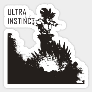 Goku Ultra Instinct Surprise Effect Sticker